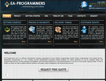 Tablet Screenshot of ea-programmers.com